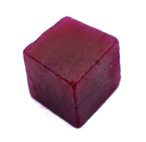 Naturel Rouge Rubis Africain Cube Coupe Certifi Vrac Pierre Pr Cieuse