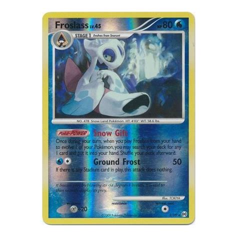 Froslass 299 Platinum Arceus Reverse Holo Rare Pokemon Card Near Mint Tcg