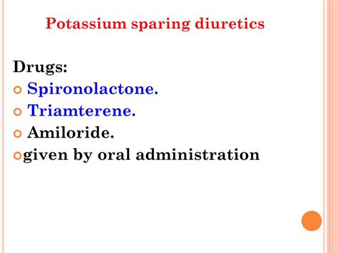 Ppt Diuretics Powerpoint Presentation Free Download Id 6409989