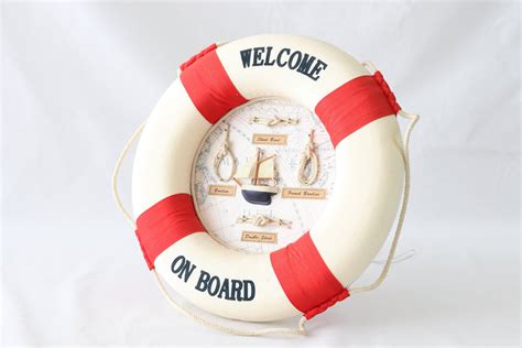 Nautical Life Ring Life Preserver Ring Nautical Wall Decor Etsy