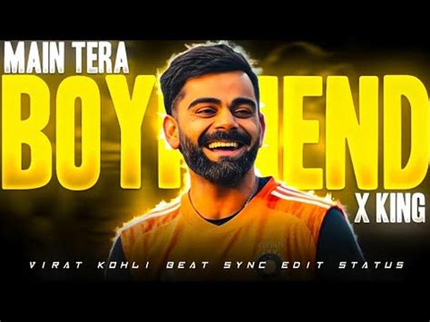 Virat Kohli X Main Tera Boyfriend Beat Sync Edit Greentugboat