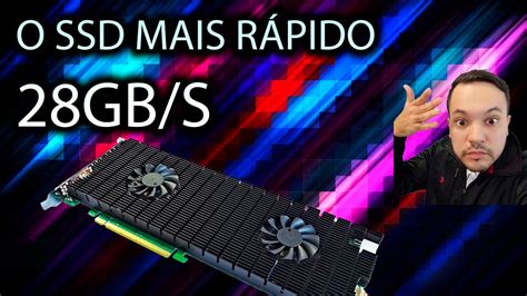 SSD MAIS RÁPIDO DO MUNDO ATUALIZADO YouTube