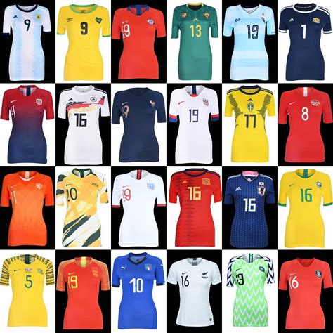 Fifa Women S World Cup Kit Overview All Home Away Kits