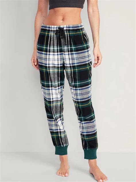 Old Navy Printed Flannel Jogger Pajama Pants For Women Bridge Street