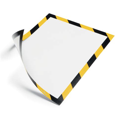 Folie magnetica, rama color A4, DURABLE Duraframe Security | Office Direct
