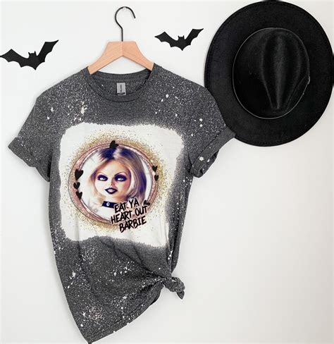 Bride Of Chucky Shirt Horror Shirt Bleached Shirt Graphic Etsy Uk