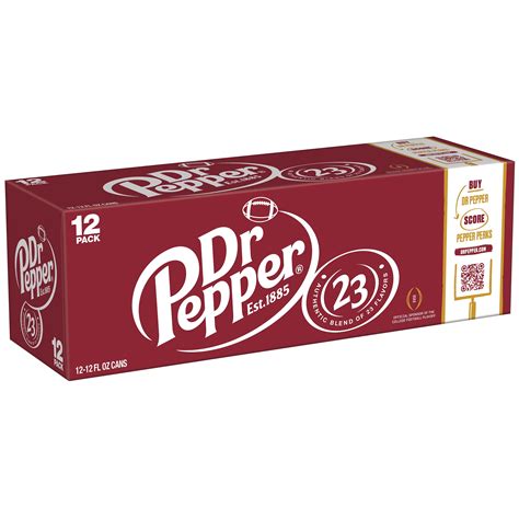 Buy Dr Pepper Soda 12 Fl Oz Cans 12 Pack Online At Lowest Price In