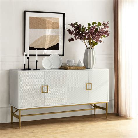 Willa Arlo Interiors Pabon 65 Modern Storage Sideboard With Metal