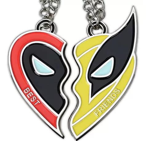 Collar Amistad Deadpool Y Wolverine Película Mejores Amigos Meses sin