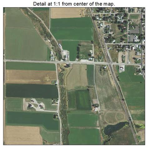 Aerial Photography Map of Honeyville, UT Utah