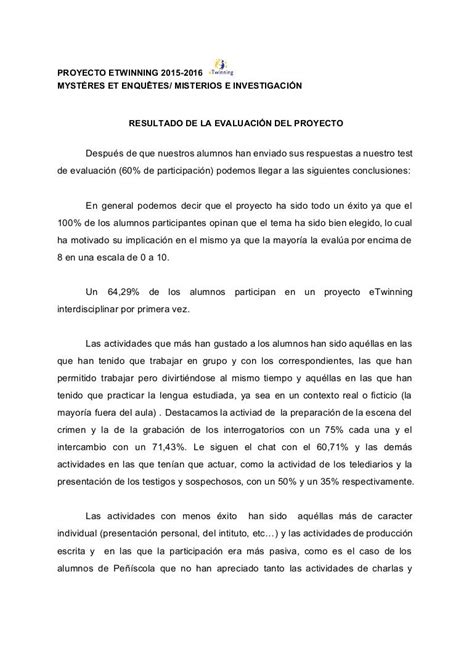 Conclusiones De Un Proyecto Ejemplos