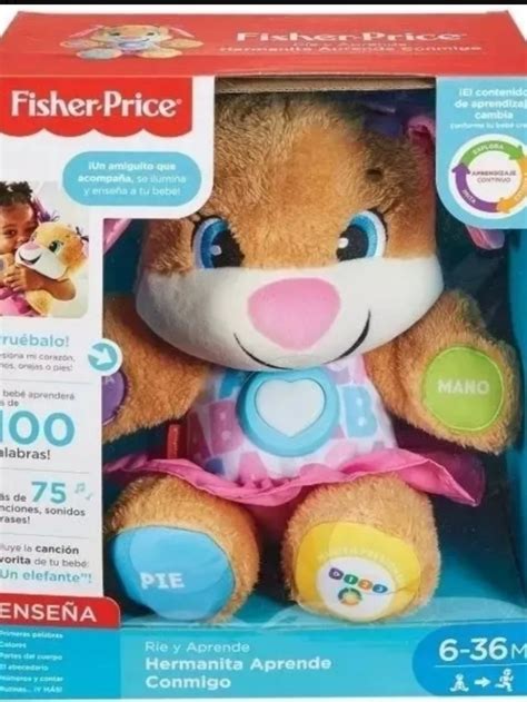 Hermanita Aprende Conmigo De Fisher Price Perrita De Peluche Envío Gratis