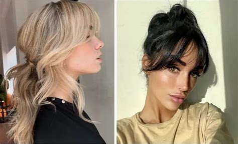 10 coiffures à faire quand on a une frange rideau Hair cuts Hair