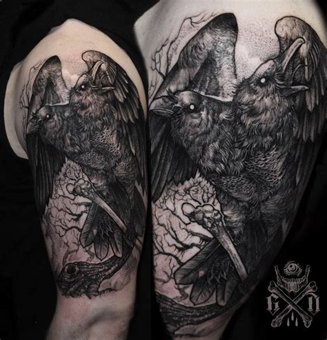 Another Spooky Piece By Grindesign Amazing Tattoos Pinterest