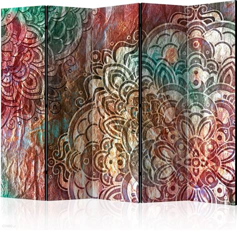 Artgeist Parawan Cz Ciowy Mandala Miedziany Ogr D Ii Room Dividers