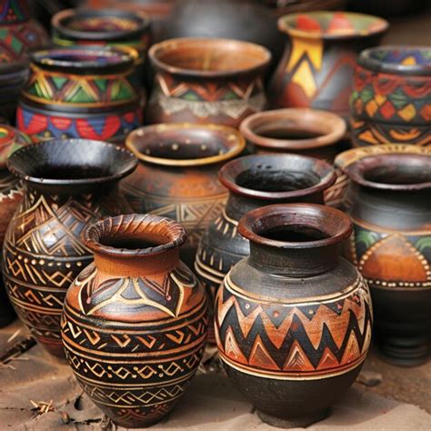 Premium Photo African Clay Pots Professional Promotional Product