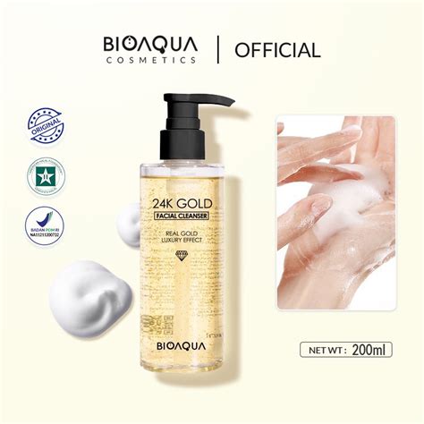 Jual Bioaqua K Gold Facial Cleanser Sabun Cuci Muka Dengan Kandungan