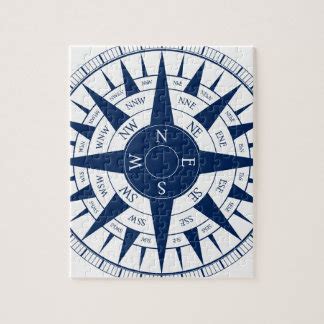 Compass Jigsaw Puzzles Zazzle