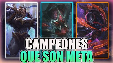 Que Campeones Est N Fuertes Para Rankeds En League Of Legends Youtube