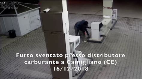 Furto Sventato Presso Distributore Di Carburante A Camigliano CE