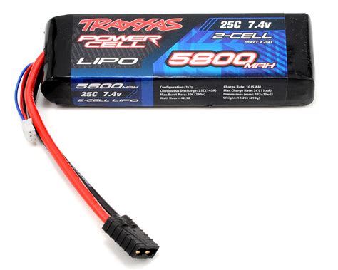 Traxxas 2s Power Cell 25c Li Poly Battery Wtraxxas Connector 74v