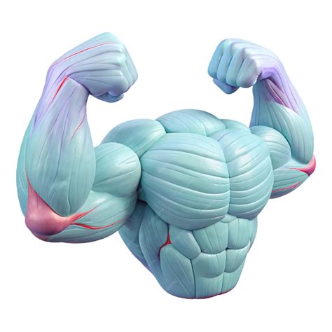 blue  pink arm    word arm   premium ai generated psd