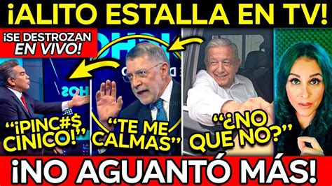 Alito Pierde El Control Insulta A Periodista En Vivo Entrevista Sali