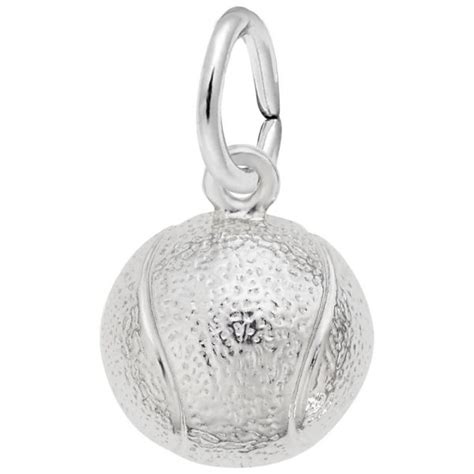 Sterling Silver Tennis Ball Charm Parkville Jewelers