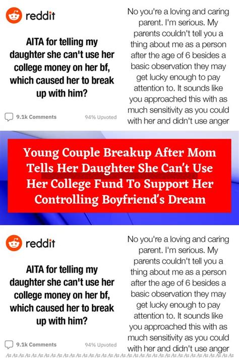 Young Couple Breakup After Mom Tells Her Daughter She Cant Use Her