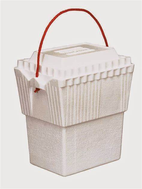 small cooler: small styrofoam cooler