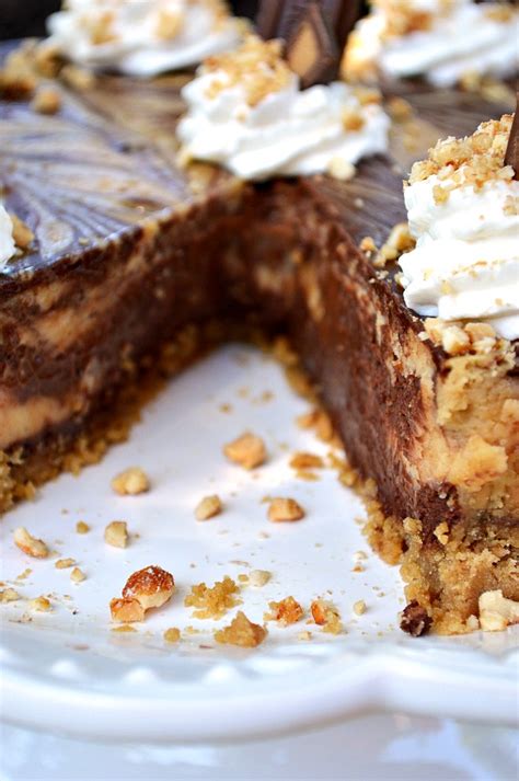 Gluten Free Chocolate Peanut Butter Swirl Cheesecake Breezy Bakes