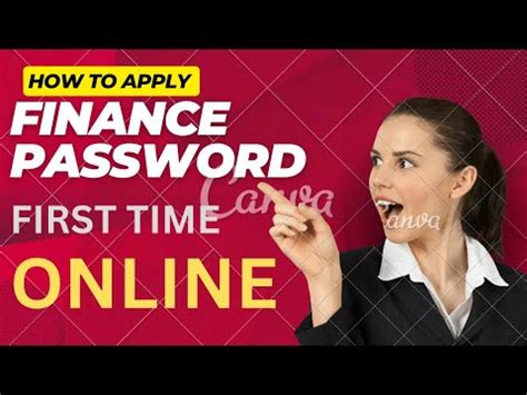 How To Apply Finance NIF Password Online For First Time Quick