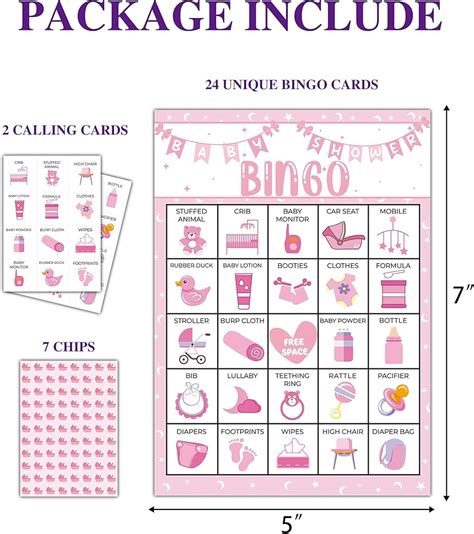 Juego de bingo rosa para baby shower juegos de fiesta Saiba qual é o