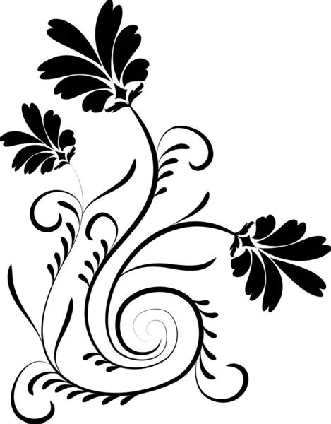 Element For Design Corner Flower Vector Stock Vector TAlexey 7077800