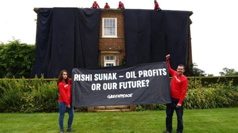 Video Activistas De Greenpeace Se Tomaron La Casa De Rishi Sunak Para