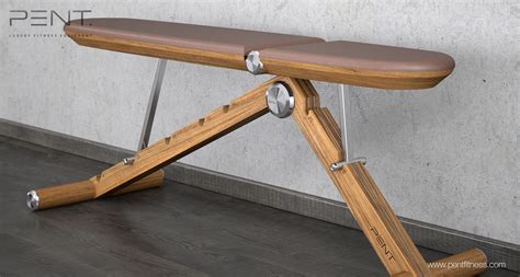 BANKA Luxury weight gym bench made from wood and stainless steel. Best ...