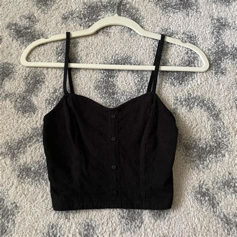 Primark Womens Black Vest Depop