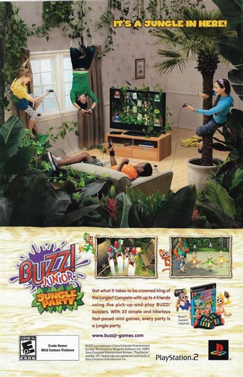 Buzz Junior Jungle Party 2006 Promotional Art Mobygames