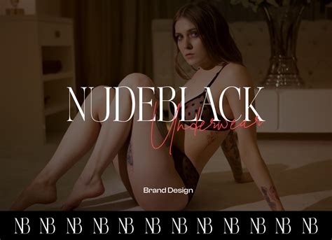 Nudeblack Lingerie Brand Identity Website Behance