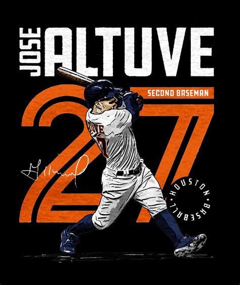 Jose Altuve Inline Digital Art By Kelvin Kent Fine Art America