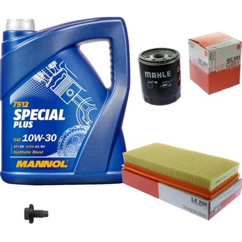 MAHLE INSPECTION SET 5 L mannol Spécial Plus 10W 30 EUR 76 91