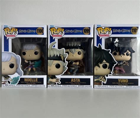 Black Clover Funko Pop Asta Noelle Yuno Hobbies Toys Toys