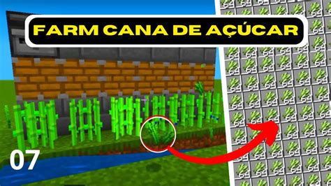 Como Fazer Uma Farm De Cana De AÇÚcar 100 Automática E FÁcil No