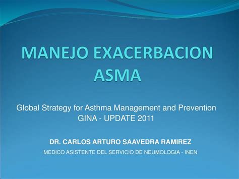 MANEJO EXACERBACION ASMA Ahmed Casana UDocz