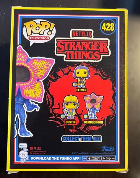 Funko Pop Demogorgon Stranger Things Blacklight Target Exclusive