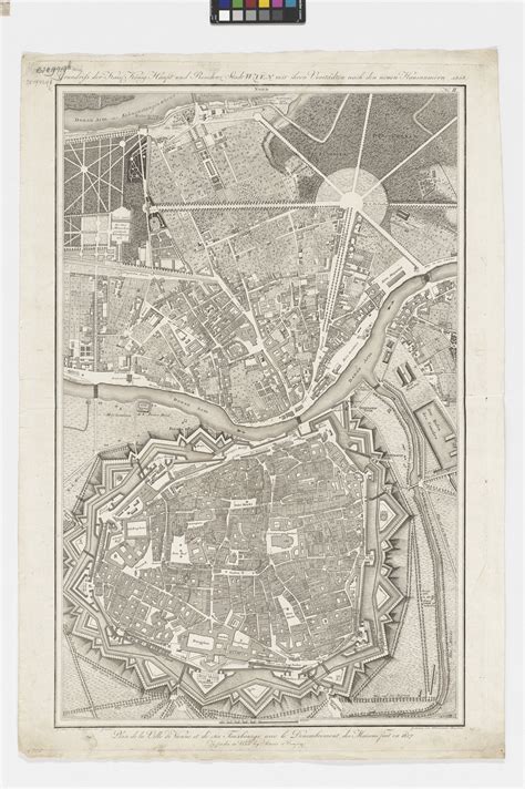 Grundriss Der K K Haupt Und Residenzstadt Wien Mit Ihren Vorstadten