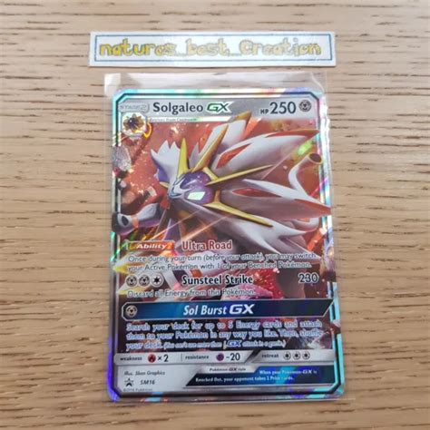 Neuwertig Neuwertig Solgaleo Gx Sm Holo Gl Nzend Pok Monkarte