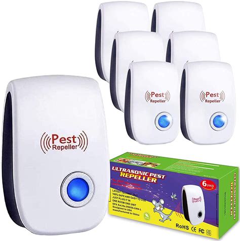 Ultrasonic Pest Repeller Packs Electronic Indoor Pest Repellent Plug