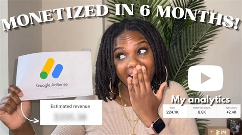 My First Youtube Paycheck How I Got Monetized In My First Months On