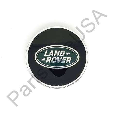 Juego De 4 Piezas De Tapa Central Original Para Rueda Land Rover Negra